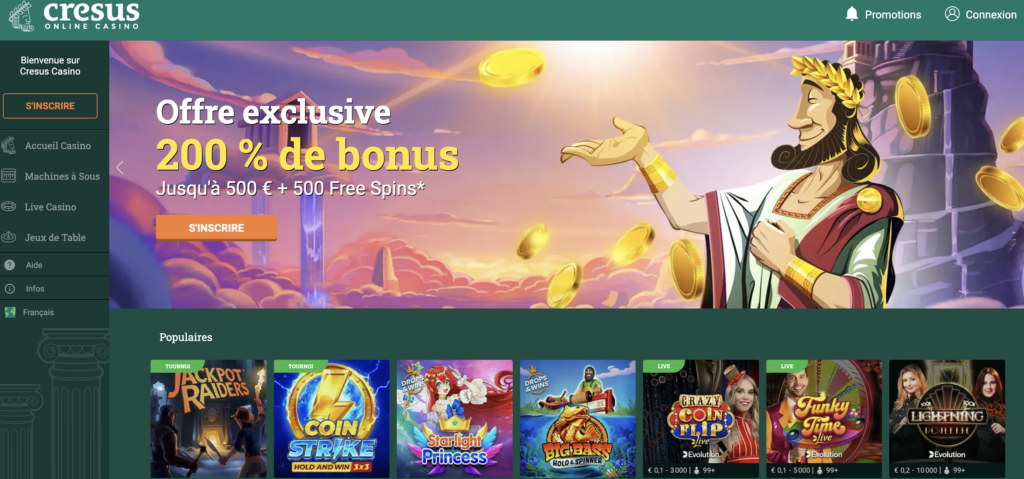 cresus casino france